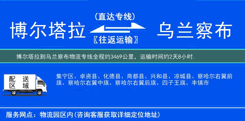 博爾塔拉到烏蘭察布物流專線